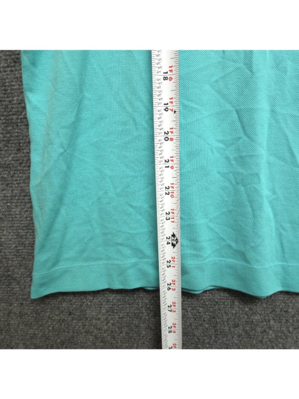 G/Fore Polo Shirt Men Medium Siren Teal Short Sleeve Golf Casual Preppy - Picture 6 of 8